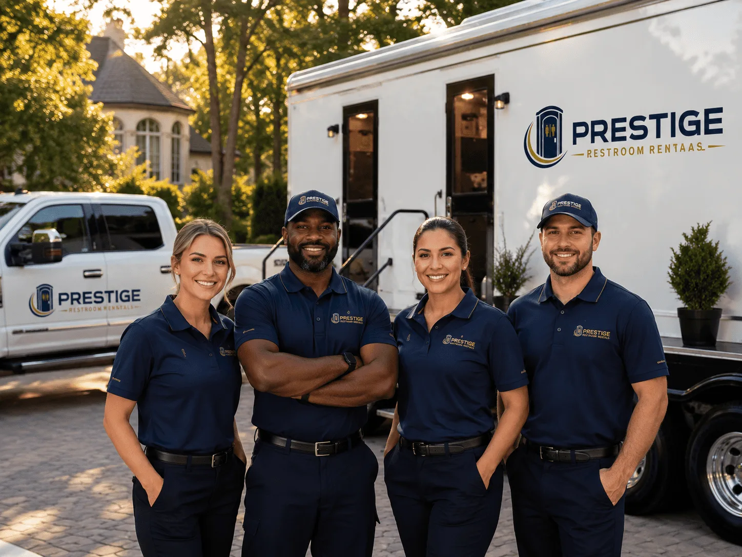 Trusted Luxury Portable Restrooms company in Darrow, LA